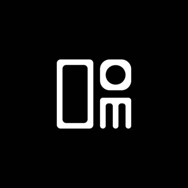 OOM harf logosu yaratıcı tasarım vektör grafik, OOM basit ve modern logo. OOM lüks alfabe tasarımı  