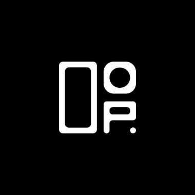 OOP harf logosu yaratıcı tasarım vektör grafik, OOP basit ve modern logo. Lüks alfabe dizaynı  