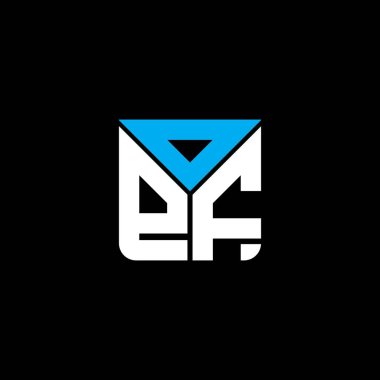 OPF harf logosu yaratıcı tasarım vektör grafik, OPF basit ve modern logo. OPF lüks alfabe tasarımı  