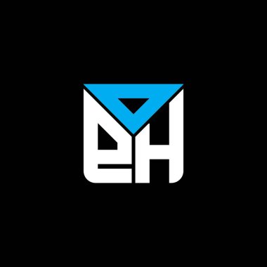 OPH harf logosu tasarımı vektör grafik, OPH basit ve modern logo. OPH lüks alfabe tasarımı  