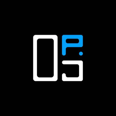OPJ harf logosu yaratıcı tasarım vektör grafik, OPJ basit ve modern logo. OPJ lüks alfabe tasarımı  