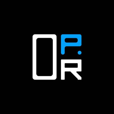 OPR harf logosu, vektör grafik, OPR basit ve modern logolu yaratıcı tasarım. OPR lüks alfabe tasarımı  