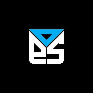 OPS harfli yaratıcı logo tasarımı vektör grafik, işletim sistemi basit ve modern logo. OPS lüks alfabe tasarımı  