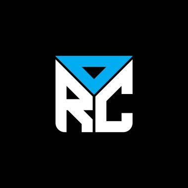 ORC harf logosu yaratıcı tasarımı vektör grafik, ORC basit ve modern logo. ORC lüks alfabe tasarımı  