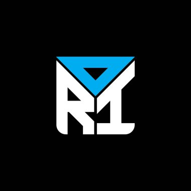 ORI harf logosu yaratıcı tasarımı vektör grafik, ORI basit ve modern logo. ORI lüks alfabe tasarımı  