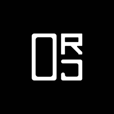 ORJ harf logosu yaratıcı tasarımı vektör grafik, ORJ basit ve modern logo. ORJ lüks alfabe tasarımı  