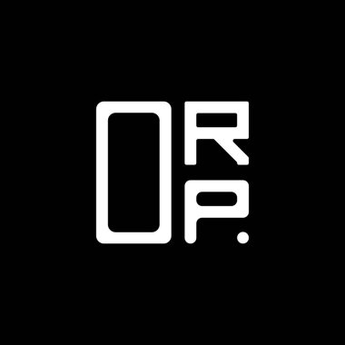 ORP harf logosu tasarımı vektör grafik, ORP basit ve modern logo. ORP lüks alfabe tasarımı  