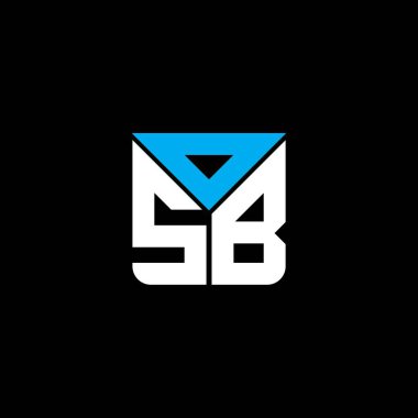 OSB harfi logo yaratıcı tasarımı vektör grafik, OSB basit ve modern logo. OSB lüks alfabe tasarımı  