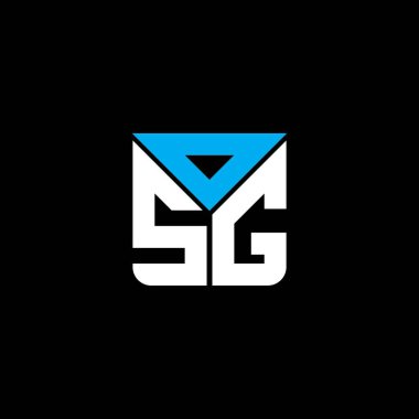 OSG harf logosu yaratıcı tasarım vektör grafik, OSG basit ve modern logo. OSG lüks alfabe tasarımı  