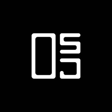 OSJ harf logosu yaratıcı tasarımı vektör grafik, OSJ basit ve modern logo. OSJ lüks alfabe tasarımı  