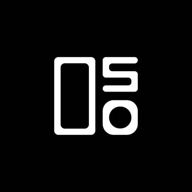 OSO harf logosu yaratıcı tasarım vektör grafik, OSO basit ve modern logo. OSO lüks alfabe tasarımı  