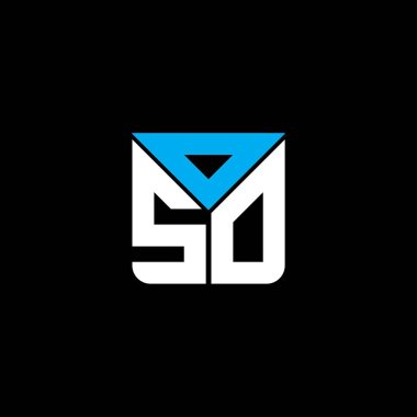 OSO harf logosu yaratıcı tasarım vektör grafik, OSO basit ve modern logo. OSO lüks alfabe tasarımı  