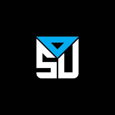 OSU harf logosu yaratıcı tasarımı vektör grafik, OSU basit ve modern logo. OSU lüks alfabe tasarımı  