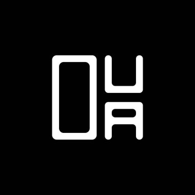 OUA harf logosu yaratıcı tasarımı vektör grafik, OUA basit ve modern logo. oua lüks bir alfabe tasarımı  