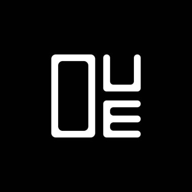 OUE harfli yaratıcı logo vektör grafik, OUE basit ve modern logo. OUE lüks alfabe tasarımı  