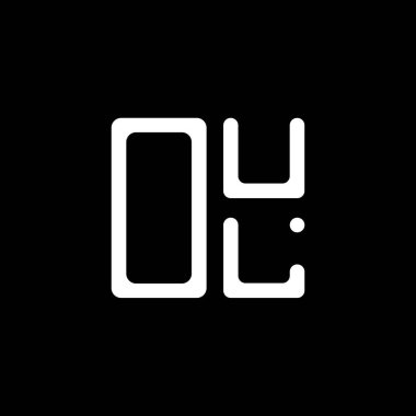 OUL harf logosu tasarımı vektör grafik, OUL basit ve modern logo. OUL lüks alfabe tasarımı  