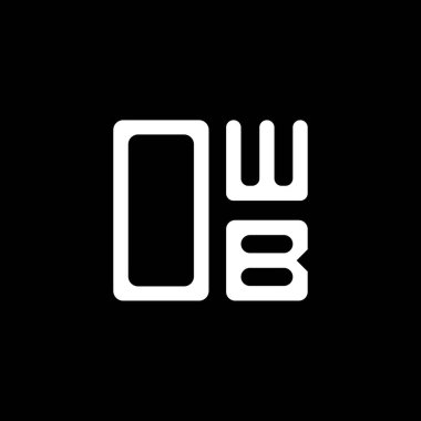 OWB harfi logo yaratıcı tasarımı vektör grafik, OWB basit ve modern logo. OWB lüks alfabe tasarımı  