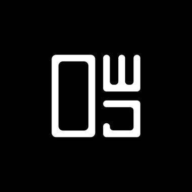 OWJ harf logosu yaratıcı tasarımı vektör grafik, OWJ basit ve modern logo. OWJ lüks alfabe tasarımı  
