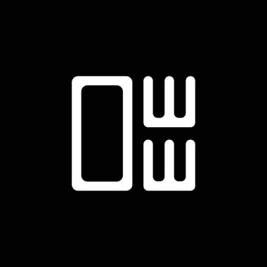 OWW harfli yaratıcı logo, vektör grafik, OWW basit ve modern logo. OWW lüks alfabe tasarımı  
