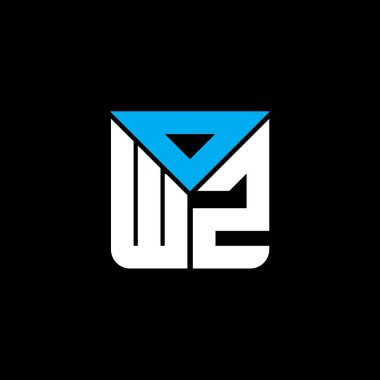 OWZ harf logosu yaratıcı tasarımı vektör grafik, OWZ basit ve modern logo. OWZ lüks alfabe tasarımı  