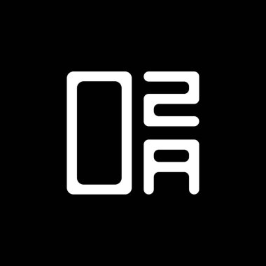 OZA harf logosu yaratıcı tasarım vektör grafik, OZA basit ve modern logo. OZA lüks alfabe tasarımı  