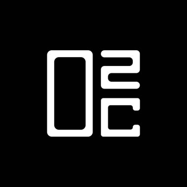 OZC harf logosu tasarımı vektör grafik, OZC basit ve modern logo. OZC lüks alfabe tasarımı  