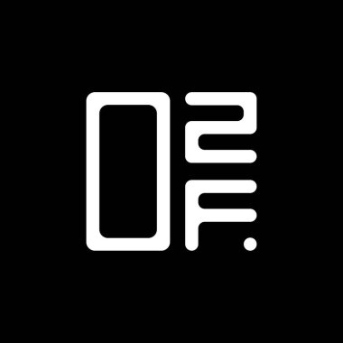 OZF harf logosu yaratıcı tasarım vektör grafik, OZF basit ve modern logo. OZF lüks alfabe tasarımı  