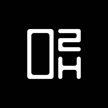 OZH harf logosu yaratıcı tasarım vektör grafik, OZH basit ve modern logo. OZH lüks alfabe tasarımı  