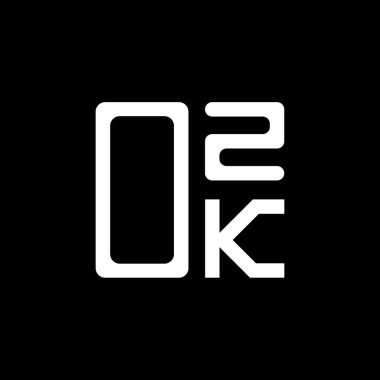 OZK harf logosu yaratıcı tasarım vektör grafik, OZK basit ve modern logo. OZK lüks alfabe tasarımı  