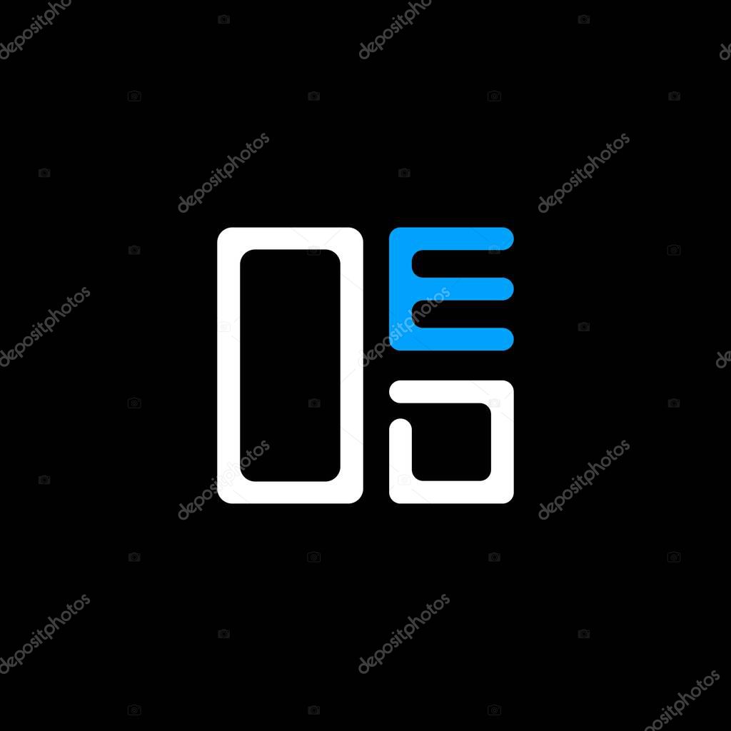 OED letter logo creative design with vector graphic, OED simple and modern logo. OED luxurious alphabet design