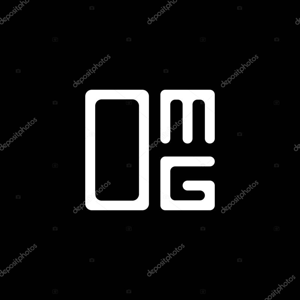 OMG letter logo creative design with vector graphic, OMG simple and modern logo. OMG luxurious alphabet design