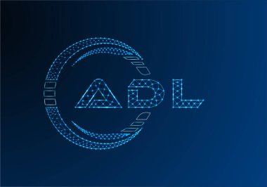 ADL düşük poli harfli logo vektör tasarımı. ADL düşük poli logo tasarımı. 