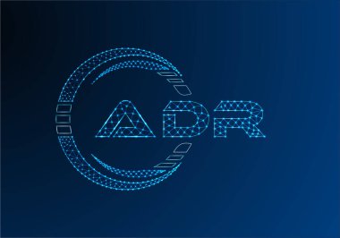 ADR düşük poli harfli logo vektör tasarımı. ADR düşük poli logo tasarımı. 