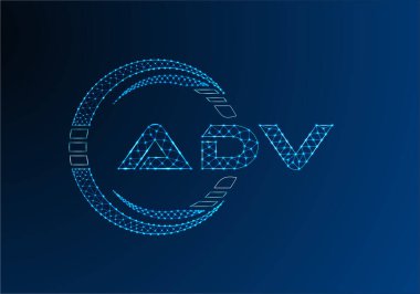 ADV düşük poli harfli logo vektör tasarımı. ADV düşük poli logo tasarımı. 