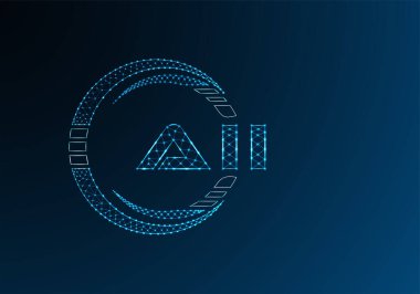 Tüm düşük poli harfli logo vektör tasarımları. Tüm düşük poli logo tasarımı. 