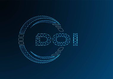 Düşük poli harfli logo vektör tasarımı. Daha düşük poli logo tasarımı. 