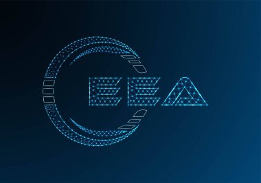 AÇA düşük poli harfli logo vektör tasarımı. AÇA düşük polyester logo tasarımı. Düşük polyester logo.