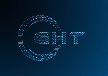 GHH düşük poli harfli logo vektör tasarımı. GHH düşük polyester logo tasarımı. Düşük polyester logo.