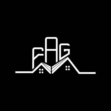 FAG Real State logo design, FAG simple and modern logo. FAG luxurious alphabet design  