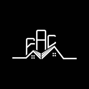 FAL Real State logo tasarımı, FAL basit ve modern logo. FAL lüks alfabe tasarımı  