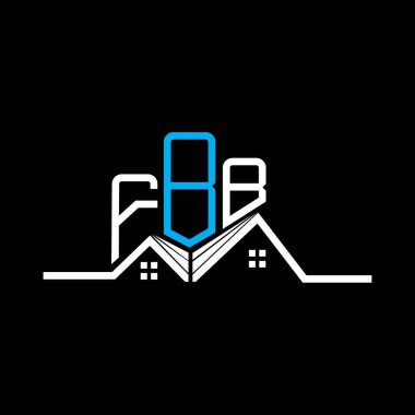 FBB Real State logo tasarımı, FBB basit ve modern logo. FBB lüks alfabe tasarımı  