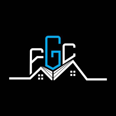 FGC Real State logo tasarımı, FGC basit ve modern logo. FGC lüks alfabe tasarımı  