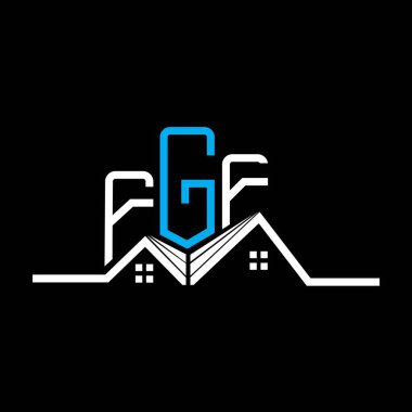 FGF Real State logo tasarımı, FGF basit ve modern logo. FGF lüks alfabe tasarımı  