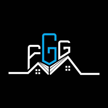FGG Real State logo tasarımı, FGG basit ve modern logo. FGG lüks alfabe tasarımı  