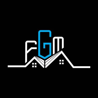 FGM Real State logo tasarımı, FGM basit ve modern logo. FGM lüks alfabe tasarımı  
