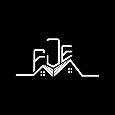 FJE Real State logo tasarımı, FJE basit ve modern logo. FJE lüks alfabe tasarımı  
