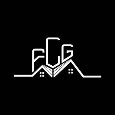 FLG Real State logo tasarımı, FLG basit ve modern logo. FLG lüks alfabe tasarımı  
