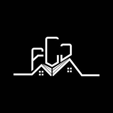 FLJ Real State logo tasarımı, FLJ basit ve modern logo. FLJ lüks alfabe tasarımı  