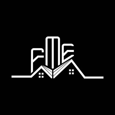 FME Real State logo tasarımı, FME basit ve modern logo. FME lüks alfabe tasarımı  