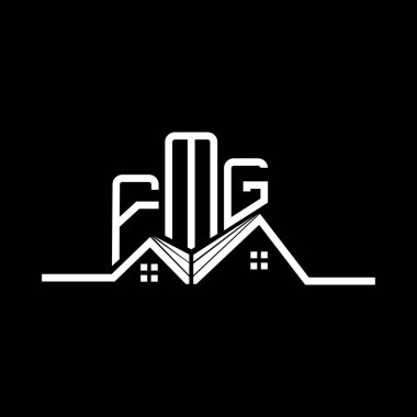 FMG Real State logo tasarımı, FMG basit ve modern logo. FMG lüks alfabe tasarımı  